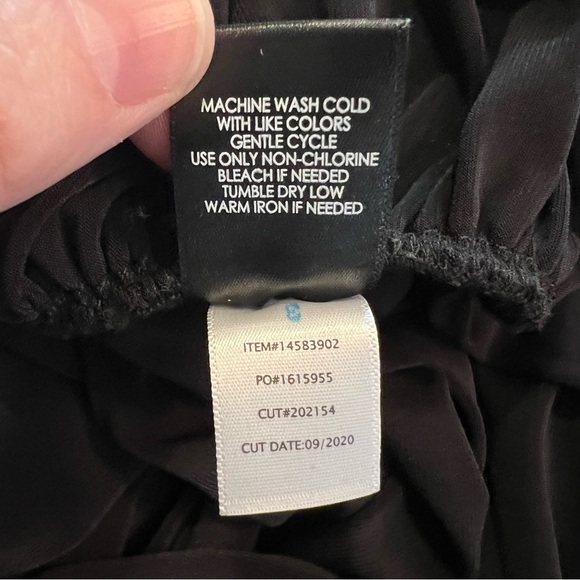 Torrid Side Gathered Black Dress Size 2 - Picture 12 of 16